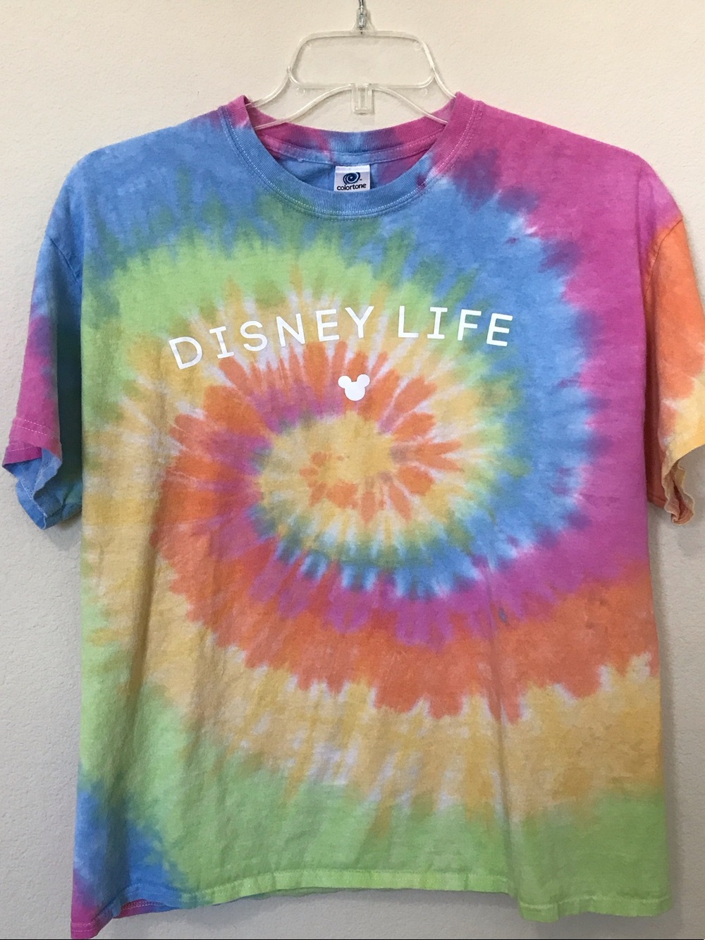 Disney Life Tie-Dye Short Sleeve Tee - Multicolor